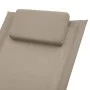 Tumbona para niños acero gris taupé de vidaXL, Tumbonas - Ref: Foro24-47795, Precio: 79,44 €, Descuento: %