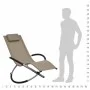 Tumbona para niños acero gris taupé de vidaXL, Tumbonas - Ref: Foro24-47795, Precio: 79,44 €, Descuento: %