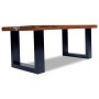 Mesa de centro de resina de teca 100x50 cm en Mesas de centro | Comprar online en Foru.es