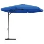 Sombrilla de jardín con palo de acero azul celeste 300 cm de vidaXL, Sombrillas - Ref: Foro24-47319, Precio: 108,66 €, Descue...