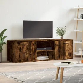 Mueble de TV madera de ingeniería roble ahumado 120x34x37 cm de , Muebles TV - Ref: Foro24-833556, Precio: 61,01 €, Descuento: %