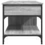 Sonoma Couchtisch aus grauem Metallwerkstoff, 100 x 50 x 50 cm von , Couchtisch - Ref: Foro24-845369, Preis: 82,44 €, Rabatt: %