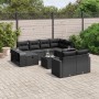 Set de sofás de jardín 11 pzas y cojines ratán sintético negro de , Conjuntos de jardín - Ref: Foro24-3266245, Precio: 616,52...