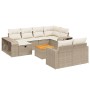 Set de sofás de jardín 11pzas con cojines ratán sintético beige de , Conjuntos de jardín - Ref: Foro24-3266258, Precio: 628,7...