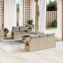 Juego de sofás jardín con cojines 6 pzas ratán sintético beige de , Conjuntos de jardín - Ref: Foro24-3219898, Precio: 410,27...