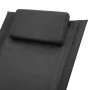 Tumbona para niños de acero negro de vidaXL, Tumbonas - Ref: Foro24-47793, Precio: 64,76 €, Descuento: %