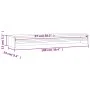Soporte mesa para pantalla contrachapada hormigón 100x24x13cm de vidaXL, Soportes para monitores y televisor - Ref: Foro24-80...