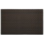 Mesa alta de jardín ratán sintético marrón 100x60,5x110,5 cm de vidaXL, Mesas de jardín - Ref: Foro24-45873, Precio: 119,44 €...