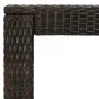 Brown synthetic rattan high garden table 100x60.5x110.5 cm by vidaXL, Garden tables - Ref: Foro24-45873, Price: 117,98 €, Dis...