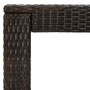 Mesa alta de jardín ratán sintético marrón 100x60,5x110,5 cm de vidaXL, Mesas de jardín - Ref: Foro24-45873, Precio: 119,44 €...