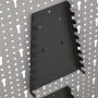 Tableros de clavijas para pared 3 unidades acero 40x58 cm de vidaXL, Organización y almacenamiento de herramientas - Ref: For...