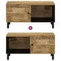 Solid mango wood coffee table 80x50x40 cm by , Coffee table - Ref: Foro24-356895, Price: 72,06 €, Discount: %
