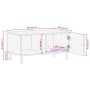 Mesa de centro de madera maciza de mango 80x50x40 cm de , Mesas de centro - Ref: Foro24-356895, Precio: 72,71 €, Descuento: %