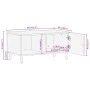 Solid mango wood coffee table 80x50x40 cm by , Coffee table - Ref: Foro24-356895, Price: 72,06 €, Discount: %