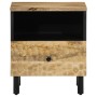 Mesita de noche de madera maciza de mango 40x33x46 cm de , Mesitas de noche - Ref: Foro24-356897, Precio: 57,77 €, Descuento: %