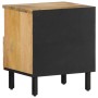 Mesita de noche de madera maciza de mango 40x33x46 cm de , Mesitas de noche - Ref: Foro24-356897, Precio: 57,77 €, Descuento: %