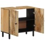 Armario de lavabo para baño madera maciza de mango 62x33x58 cm de , Tocadores de baño - Ref: Foro24-356910, Precio: 103,41 €,...