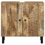 Armario de lavabo para baño madera maciza de mango 62x33x58 cm de , Tocadores de baño - Ref: Foro24-356910, Precio: 103,41 €,...