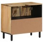Armario de lavabo para baño madera maciza de mango 62x33x58 cm de , Tocadores de baño - Ref: Foro24-356910, Precio: 103,41 €,...