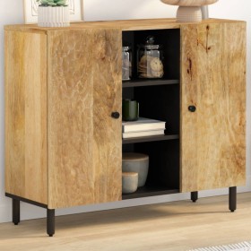 Armario auxiliar madera maciza de mango 90x33x75 cm de , Aparadores - Ref: Foro24-356919, Precio: 199,12 €, Descuento: %