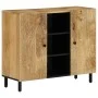 Armario auxiliar madera maciza de mango 90x33x75 cm de , Aparadores - Ref: Foro24-356919, Precio: 195,52 €, Descuento: %