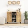 Armario auxiliar madera maciza de mango 90x33x75 cm de , Aparadores - Ref: Foro24-356919, Precio: 199,12 €, Descuento: %