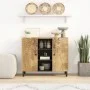 Armario auxiliar madera maciza de mango 90x33x75 cm de , Aparadores - Ref: Foro24-356919, Precio: 195,52 €, Descuento: %