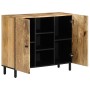 Armario auxiliar madera maciza de mango 90x33x75 cm de , Aparadores - Ref: Foro24-356919, Precio: 199,12 €, Descuento: %