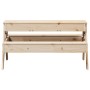 Mesa de pícnic con arenero para niños madera maciza de pino de , Mesas de jardín - Ref: Foro24-832592, Precio: 109,01 €, Desc...