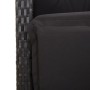 Set comedor de jardín 3 pzas con cojines ratán sintético negro de , Conjuntos de jardín - Ref: Foro24-3277327, Precio: 333,77...