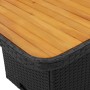 Set comedor de jardín 3 pzas con cojines ratán sintético negro de , Conjuntos de jardín - Ref: Foro24-3277325, Precio: 310,73...