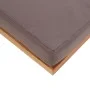 Reposapiés y cojín madera maciza acacia gris oscuro 66x66x36 cm de vidaXL, Otomanas - Ref: Foro24-46511, Precio: 72,88 €, Des...