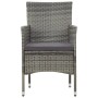Set de muebles de jardín 4 pzas y cojines ratán sintético gris de vidaXL, Conjuntos de jardín - Ref: Foro24-45812, Precio: 22...