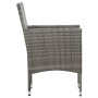 Set de muebles de jardín 4 pzas y cojines ratán sintético gris de vidaXL, Conjuntos de jardín - Ref: Foro24-45812, Precio: 22...