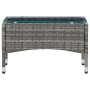 Set de muebles de jardín 4 pzas y cojines ratán sintético gris de vidaXL, Conjuntos de jardín - Ref: Foro24-45812, Precio: 22...