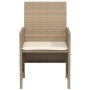 Sillas y mesita de jardín 3 piezas ratán sintético cojín beige de , Conjuntos de jardín - Ref: Foro24-365126, Precio: 196,70 ...