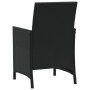 Mesita y sillas con cojines 3 piezas ratán sintético negro de , Conjuntos de jardín - Ref: Foro24-365124, Precio: 189,43 €, D...