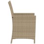 Sillas y mesita de jardín 3 piezas ratán sintético cojín beige de , Conjuntos de jardín - Ref: Foro24-365126, Precio: 196,70 ...