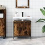 Armario lavabo baño madera ingeniería roble ahumado 60x30x60 cm de , Tocadores - Ref: Foro24-842448, Precio: 63,07 €, Descuen...