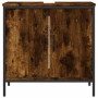 Armario lavabo baño madera ingeniería roble ahumado 60x30x60 cm de , Tocadores - Ref: Foro24-842448, Precio: 63,07 €, Descuen...