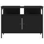 Armario para lavabo de baño madera ingeniería negro 80x30x60 cm de , Tocadores - Ref: Foro24-842441, Precio: 69,77 €, Descuen...
