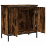 Armario lavabo baño madera ingeniería roble ahumado 60x30x60 cm de , Tocadores - Ref: Foro24-842448, Precio: 63,07 €, Descuen...
