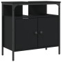 Armario para lavabo de baño madera ingeniería negro 60x30x60 cm de , Tocadores - Ref: Foro24-842436, Precio: 55,68 €, Descuen...