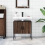 Armario lavabo baño madera ingeniería roble marrón 60x33x60 cm de , Tocadores - Ref: Foro24-842460, Precio: 46,81 €, Descuent...