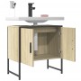 Armario lavabo baño madera ingeniería roble Sonoma 60x33x60 cm de , Tocadores - Ref: Foro24-842457, Precio: 47,89 €, Descuent...