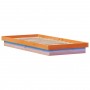 Estructura de cama LED madera maciza pino marrón cera 90x190 cm de , Camas y somieres - Ref: Foro24-844420, Precio: 105,61 €,...