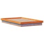 Estructura de cama LED madera maciza pino marrón cera 135x190cm de , Camas y somieres - Ref: Foro24-844422, Precio: 133,67 €,...