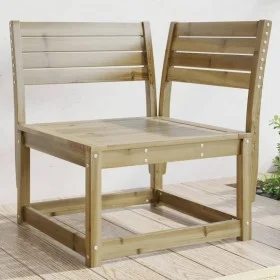 Sofá esquinero de jardín madera de pino impregnada 73x73x78 cm de , Sofás de exterior - Ref: Foro24-844668, Precio: 72,37 €, ...