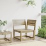 Sofá esquinero de jardín madera de pino impregnada 73x73x78 cm de , Sofás de exterior - Ref: Foro24-844668, Precio: 73,04 €, ...