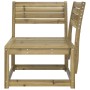 Sofá esquinero de jardín madera de pino impregnada 73x73x78 cm de , Sofás de exterior - Ref: Foro24-844668, Precio: 73,04 €, ...